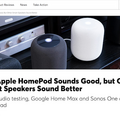 Apple HomePodは競合デバイスより本当に音がいいのか?