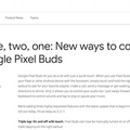 Googleアシスタントが使えるGoogle製ワイヤレスヘッドセット「Pixel Buds」がアップデートでより便利に