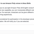 【米国】Amazon Alexaがスキル内で8種類の声を使い分けられるようになった