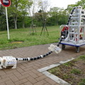 水を操って空を飛ぶ消火ロボット「ドラゴンファイヤーファイター」登場　建物内の火元を直接消火可能