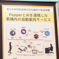 JR東日本が東京駅の案内に導入しているPepperをシステナが展示！「かりんとう屋さんはどこ?」にクラウドAIが回答