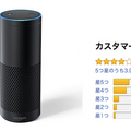 日本での「Amazon Echo」ファミリーのアマゾンレビュー評価まとめ (2018年8月)