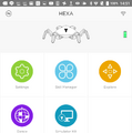 aiboと出会ったクモ型ロボット「HEXA」【レビューその2・スマホアプリで遊ぼう】