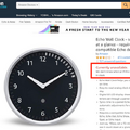 アメリカでEcho Wall Clockが現在取り扱い中止。接続問題で対策中