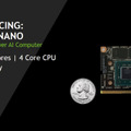 【速報:GTC2019基調講演】超小型のAIコンピュータ「Jetson Nano」発表！開発キットは99ドル、NVIDIAのジェンスンフアンCEOが披露