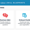 【米国】コードを書かずに簡単に社内専用のAlexaスキルが作れる「Alexa for Business Blueprints」登場。