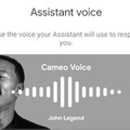 米国のGoogleアシスタント、ジョン・レジェンドの声が選択可能に！