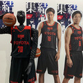 Bリーグ会場にトヨタのロボットが集結(2) スラムダンク桜木花道がモデルの「CUE3」がセンターサークルからのシュートに初挑戦！