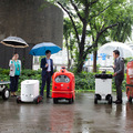 自動運搬ロボットAGV大集合！経産省が自動走行ロボットの公道走行や実用化の協議へ