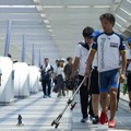 エボルタNEOくんが「トライアスロン」走破 ！総距離5.15kmを完走し、目標タイムを見事クリア！スイム、バイク、ラン