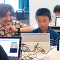 【写真レポート】Pepperで子ども達がプログラミング体験、ゲストに大人気のお笑い「EXIT」が登場！ソフトバンク「子育て応援クラブ」