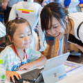 【写真レポート】Pepperで子ども達がプログラミング体験、ゲストに大人気のお笑い「EXIT」が登場！ソフトバンク「子育て応援クラブ」