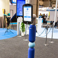 全日空HD ANAアバターロボットがCEATECのブースに大集合!力触覚技術で調理、本物のCAとの会話、釣りロボットも登場!