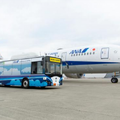 羽田空港でANAやSBドライブらが大型自動運転EVバスの実証実験　年内に自動運転バス試験運用へ