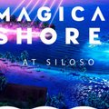 光と霧でビーチを幻想的な空間に　1→10がナイトアトラクション「Magical Shores」を制作　AIが来場者の行動を解析
