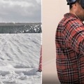 遠隔操作のショベルカーで除雪作業　ロボット技術を活用　三菱電機とSE4が岩手県で