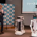 警備ロボットの新型「ugo」(ユーゴー)を大成とMiraが初公開　遠隔操作と自律移動のハイブリッド　実証実験で見えた課題と改良点