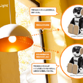 照明を点灯するとロボホンが声で教えてくれる　SIM内蔵IoT「HelloLight」で離れて暮らす家族をやさしく見守る