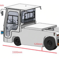 ZMP 貨物輸送の自動運転けん引車「CarriRo Tractor」提供開始　国内の空港で貨物運搬の実証実験を予定　牽引能力25t