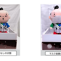 AIロボット「家康くん」が来店客のマスク着用の有無を確認してアナウンス　実証実験に協力してくれる店舗を公募中