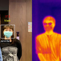 施設入口で複数人の検温とマスク着用をAIが瞬時にチェック　5ｍ先から測定できる「QBIT AIサーマルカメラ」システム発売