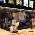 モスバーガーの「ゆっくりレジ」店員は分身ロボット「OriHime」(オリヒメ) 外出困難な2名がパイロットを担当して遠隔から接客