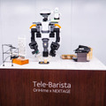 分身ロボット「OriHime」と協働ロボット「NEXTAGE」が合体連携!「寝たきりでも、分身ロボットを操作してバリスタに」テレバリスタプロジェクト発表