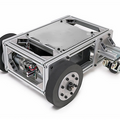 ヴイストン製の研究開発用台車ロボット「メガローバーVer2.1」フルカスタム版発売　筐体の寸法や車輪数などカスタマイズ対応