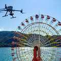 1日掛かる大型遊戯施設の点検もドローンなら数十分で完了　4500万画素撮影「DJI Zenmuse P1」の活用事例で動画で公開