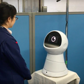 京阪電車が駅案内ロボット「ekibo」(エキボ)の実証実験　祇園四条駅をICTのモデル駅としてロボットの有効性を検証