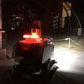富士防災警備とテクノロード、屋外向け警備ロボット「アルジスＸ」を開発　宮下公園で実証実験