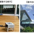 ドコモが近畿大学と屋内・屋外を往来できるドローンで自動巡回警備の実証に成功 　ドローンによる巡回警備の実用化をめざす