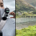 小型ロボット「NIN_NIN」を肩に乗せて観光体験 高知県が雨の仁淀川を歩くインスタライブを配信「リョーマの休日」