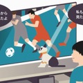 複数人でテレビ視聴をする時の「楽しさ」を与える「テレビ視聴ロボット」とは NHKの「技研公開2021」で公開