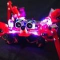 AIカメラ搭載の多関節4足歩行ロボットキット「クアッド・クローラーAI」公開　ルートマッピングなどAI制御の基本が学べる