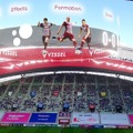 楽天モバイルとヴィッセル神戸、5Gミリ波とVPSで試合情報や選手達をAR表示、AR広告と決済の実証実験にも成功