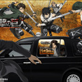 タクシーアプリ「S.RIDE」で『進撃のタクシー』が呼べる！NHK総合TVアニメ『進撃の巨人』放映の記念コラボ　都内を走行