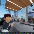 3D仮想空間メタバースでフィリピン人講師と英会話レッスン 羽衣国際大学の学生達が体験
