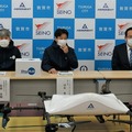 雪の中「ごはんセット」をドローンが届ける　福井県敦賀市でドローン配送によるスマート物流の実証実験