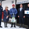 雪の中「ごはんセット」をドローンが届ける　福井県敦賀市でドローン配送によるスマート物流の実証実験