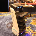 最大4段の大容量トレーが特徴の配膳運搬ロボット「Keenbot アイリスエディション」発売 導入事例を公開　SBRとアイリスオーヤマ