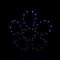 閉校する小学校の夜空に「アリガトウ」の文字が浮かぶ　ドコモ「光の思い出ドローンショー」に歓声が響く