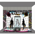 実物大ニューガンダム立像4月25日より展示開始！夜間には壁面の特別映像と連動  「ガンダムパーク福岡」も同時オープン