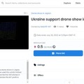 ウクライナ支援ドローンショーのNFTアートをOpenSeaで販売開始！収益金は全額ウクライナへ寄付　レッドクリフ