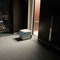 お掃除ロボット「CL02」とエレベーターが連動 複数フロアをロボットが清掃する実証試験を大阪ターミナルビルで実施