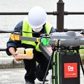出前館で注文された各店舗の飲食物をドローンが配送 新潟市信濃川で10日間のテストマーケティングを実施