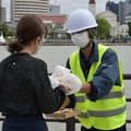 出前館で注文された各店舗の飲食物をドローンが配送 新潟市信濃川で10日間のテストマーケティングを実施