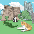 西新宿に動物に触れる「新宿感触動物園 HapticZoo」出現!?　リアルハプティクスを活用 「5G等先端技術サービスプロジェクト」で