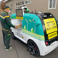 無人自動配送ロボットを活用した個人向け配送サービス KCCSとヤマト運輸が北海道石狩市で実証実験