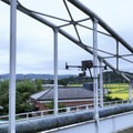 水管橋点検調査にドローンを活用 楽天グループと仙台市水道局が年川水管橋、長谷倉橋添架管で実証実験